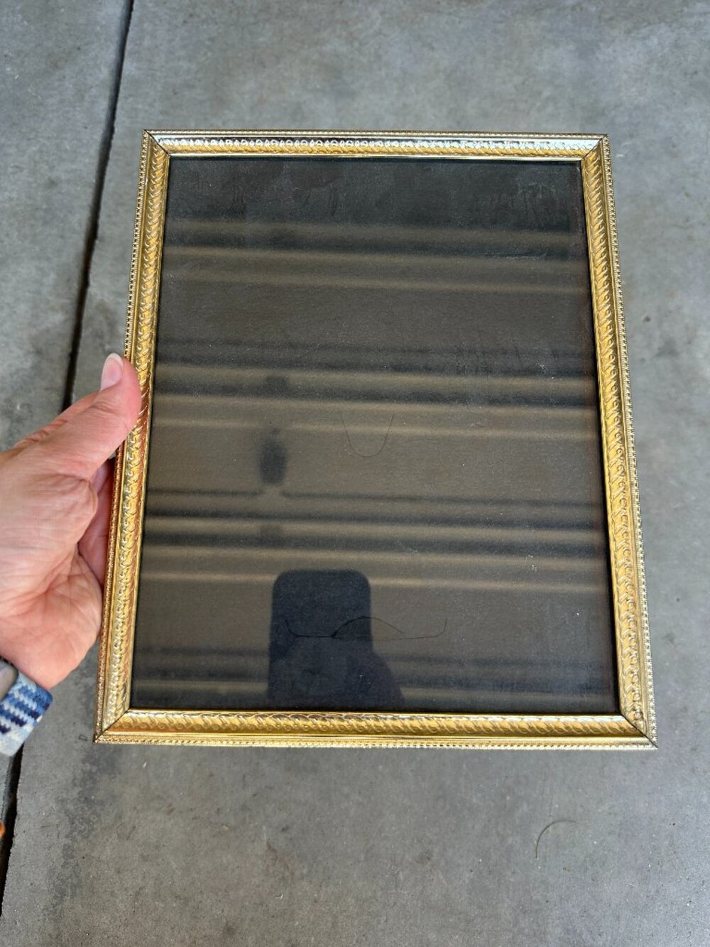 Vintage Brass Picture Frame